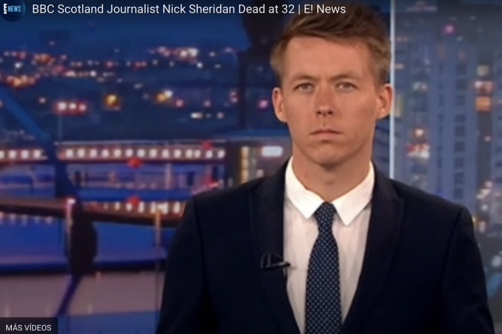 El presentador de la BBC Nock Sheridan.