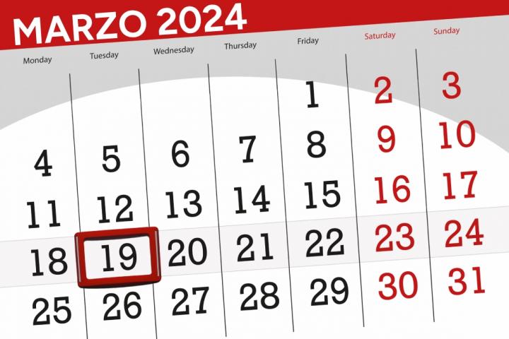 Festivo 19 de marzo, día de San José