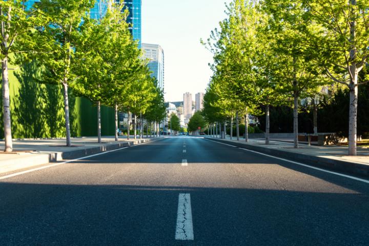 Imagen de archivo de la calle de una ciudad.