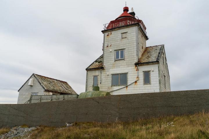 Detalle de la vivienda en el islote de Skalmen, a la venta.