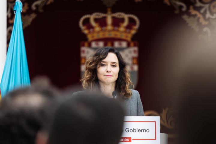 La presidenta de la Comunidad de Madrid, Isabel Díaz Ayuso.
