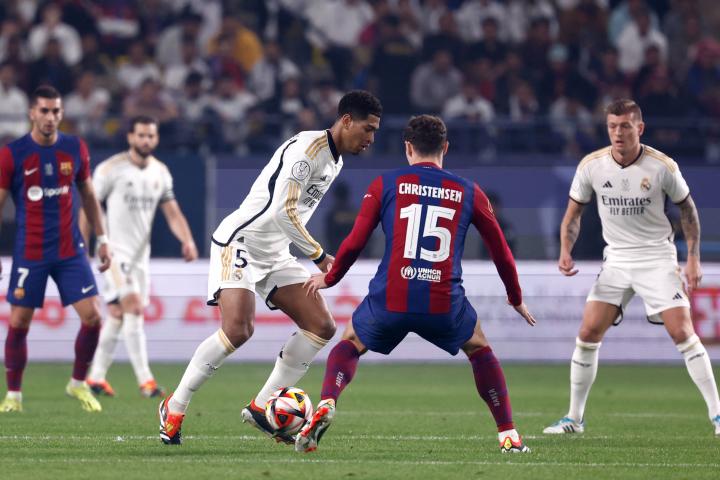 Jude Bellingham en un Madrid-Barça.