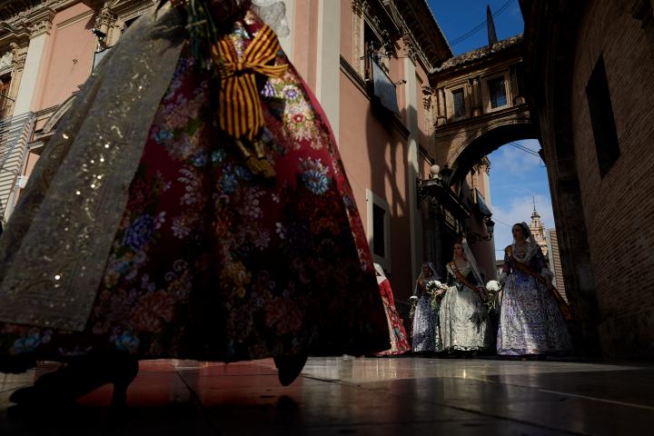 Ofrenda de la Falla de Valencia en 2023.