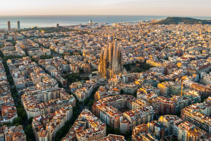 Vista de Barcelona.