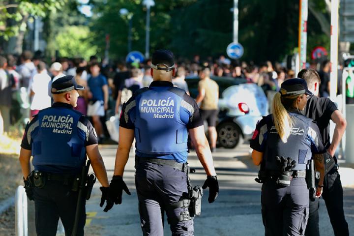 Imagen de archivo de varios agentes de la Policía Municipal de Madrid.
