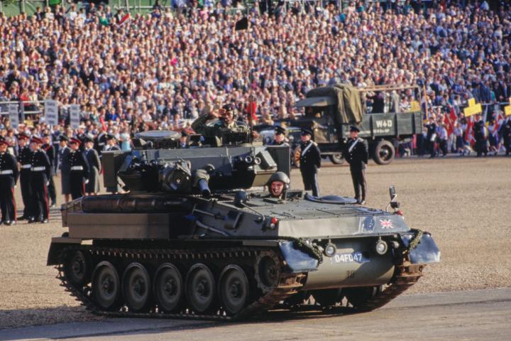 El tanque Scorpion utilizado por la Infantería de Marina española.