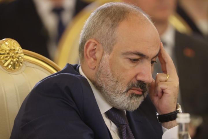 Nikol Pashinyan, presidente armenio, en una reciente cumbre de líderes internacionales en el Kremlin