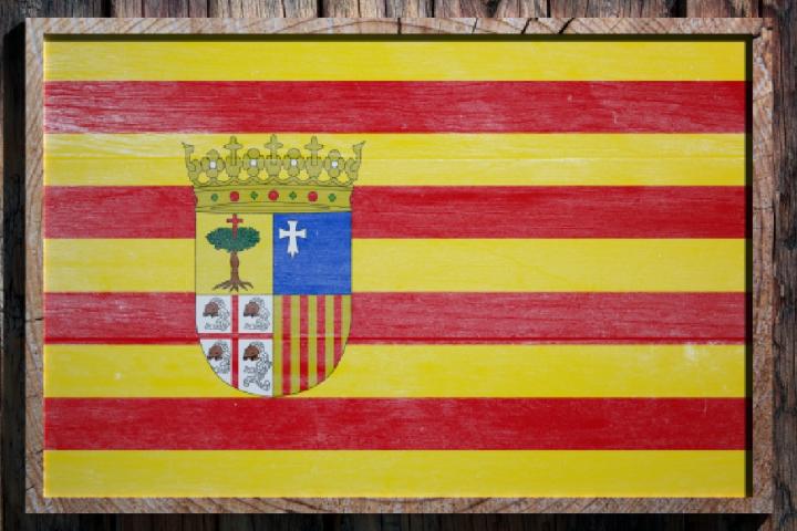 Bandera de Aragón.