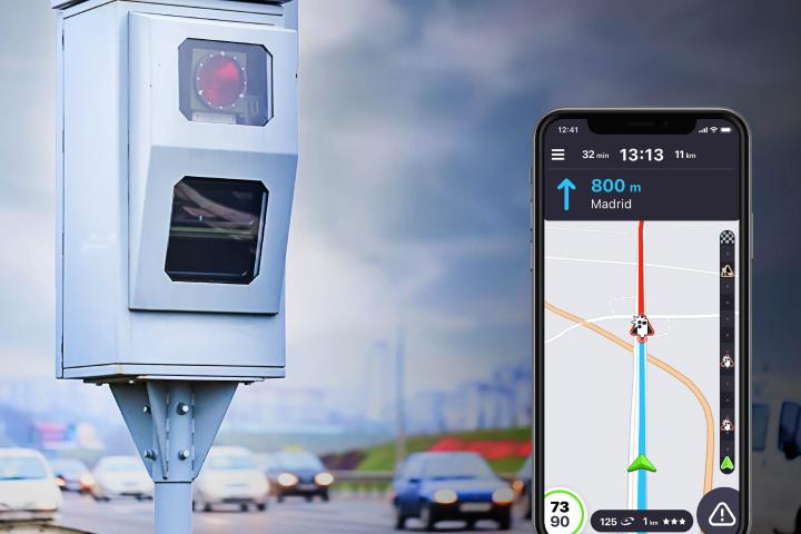 App de asistencia a la conducción Coyote.