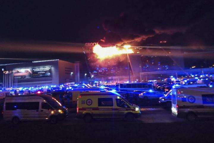 Atentado en Rusia en directo: última hora del ataque en la discoteca de Moscú.