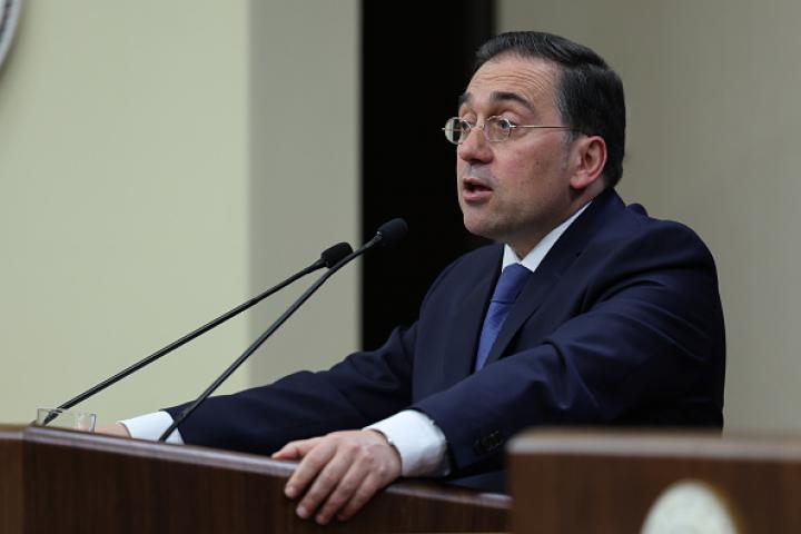 El ministro de Asuntos Exteriores, Jose Manuel Albares, en una imagen de archivo.