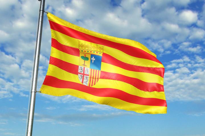 Bandera de Aragón.