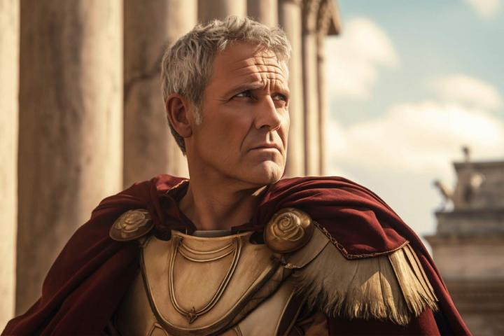 Retrato libre de un emperador romano