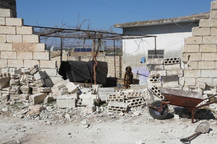 Foto de archivo de un ataque en Siria.