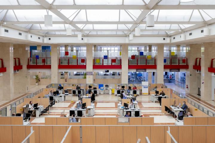 Una oficina de la AEAT.