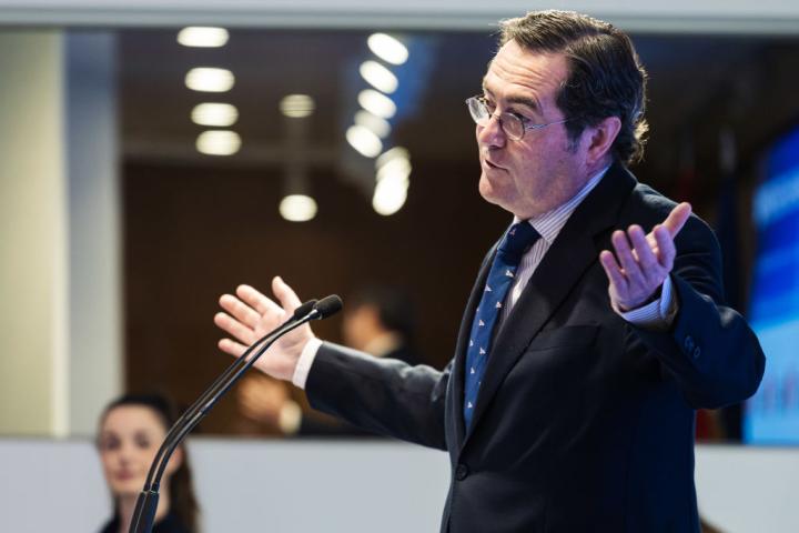 Antonio Garamendi, en un acto reciente