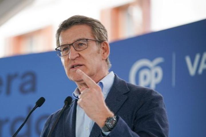 El presidente del PP, Núñez Feijóo, en una imagen de archivo.