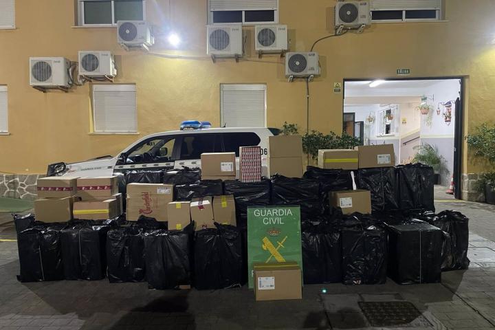 El tabaco de contrabando incautado en la operación en el Campo de Gibraltar