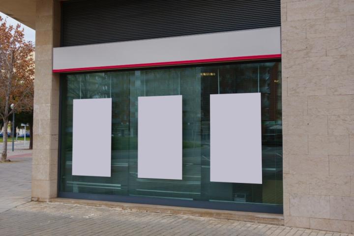 Sucursal de banco cerrada