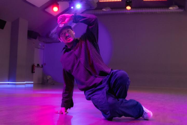 Xak, durante la exhibición organizada por Red Bull