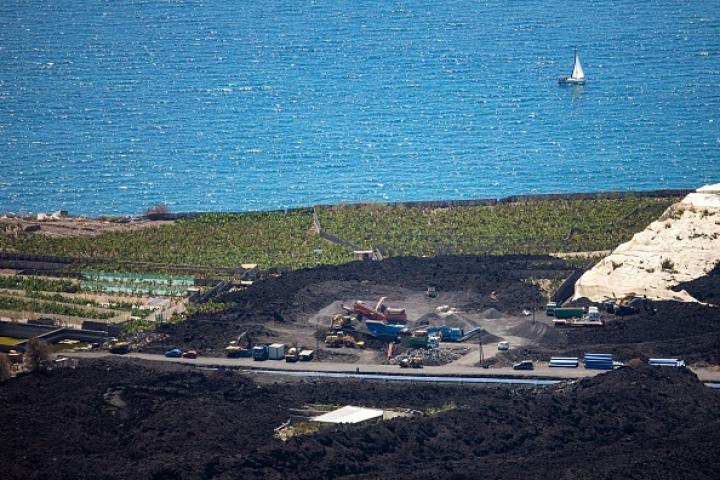 Imagen de archivo de una tubería en La Palma.