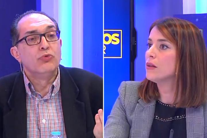 José Miguel Villarroya e Irene Pardo.