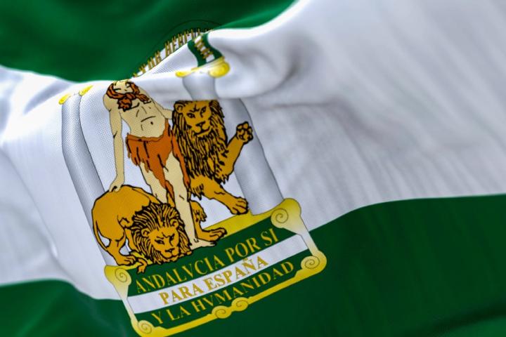 Bandera de Andalucía.