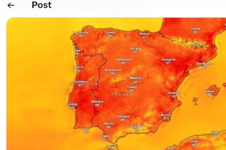 El mapa publicado por Manuela Bergerot, líder de Más Madrid.