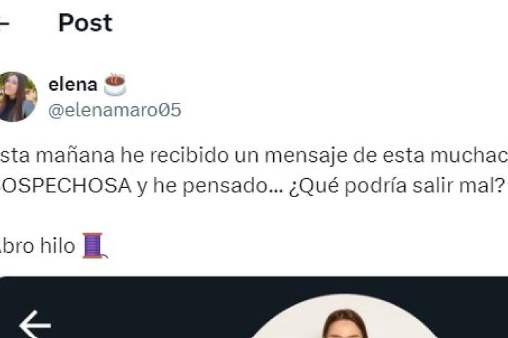 El mensaje que ha recibido @elenamaro05