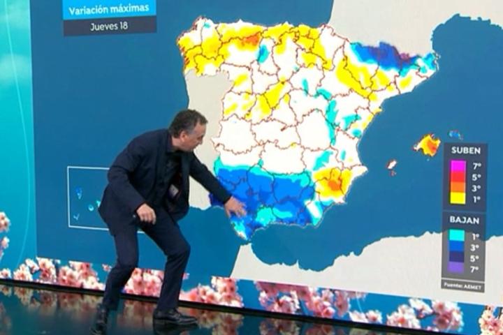 Mapa meteorológico de 'Tu tiempo con Brasero'