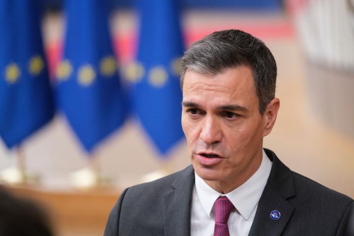 Pedro Sánchez, en Bruselas