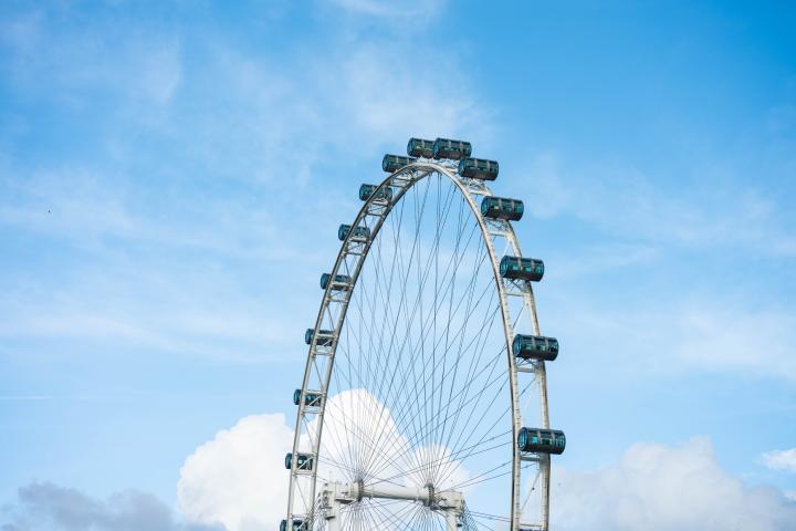 Foto de archivo de una noria.