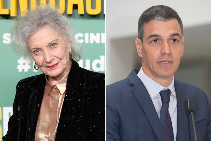 Marisa Paredes y Pedro Sánchez