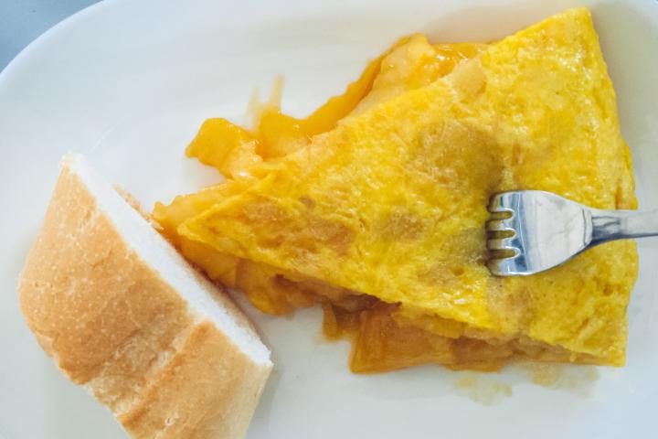 Imagen de archivo de una tortilla de patata.