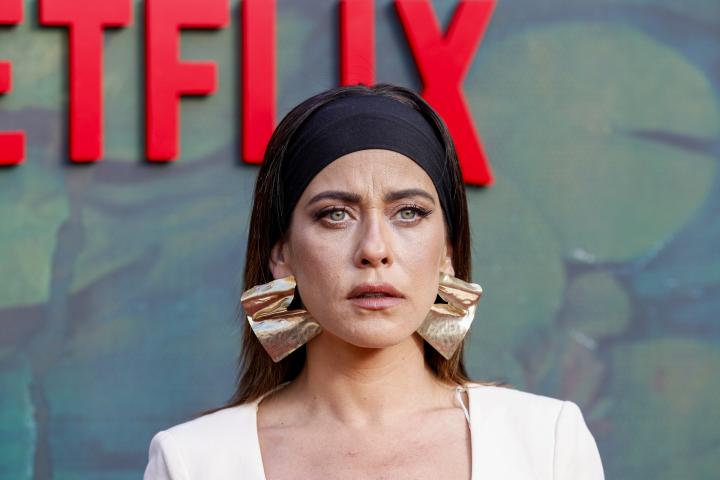 María León, en el estreno de 'El caso Asunta' el 25 de abril de 2024 en Madrid.