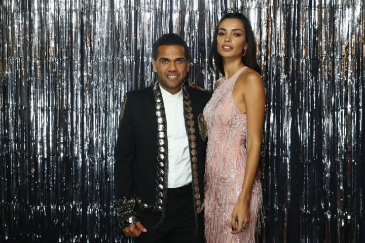 Daniel Alves y Joana Saz en una imagen de 2017.