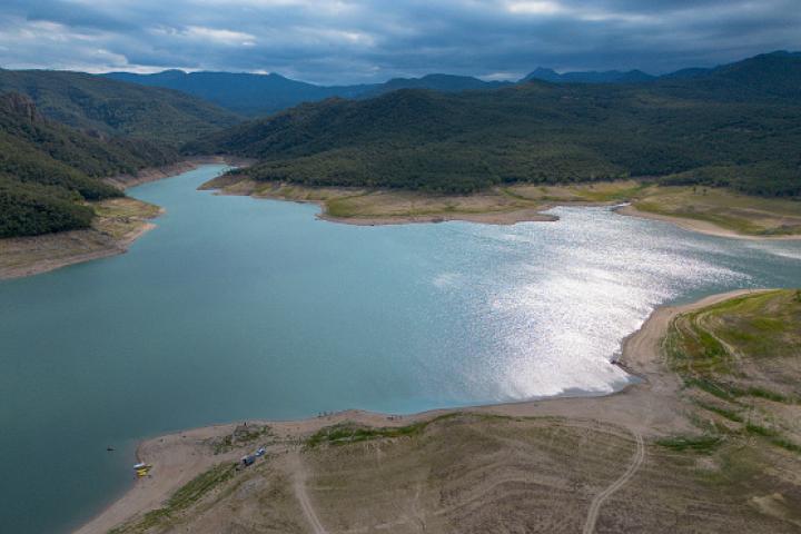Imagen de archivo del embalse Darnius Boadella (Cataluña).