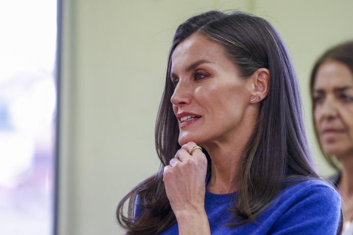 La reina Letizia, fotografiada el 10 de enero de 2024.