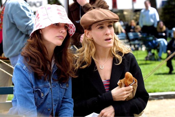 Kristin Davis y Sarah Jessica Parker, en una escena de 'Sexo en Nueva York' grabada en 2001 en Central Park.