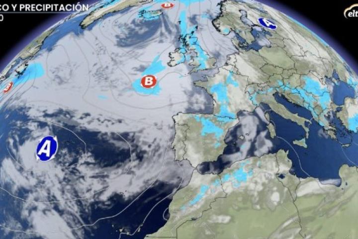 Mapa de previsión de Eltiempo.es