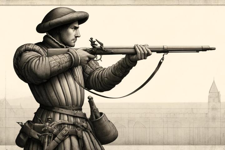 Representación libre de un soldado del Tercio español