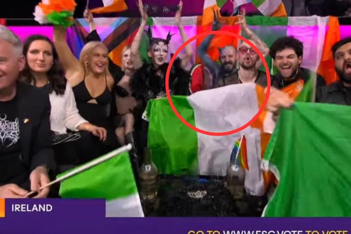 La delegación de Irlanda, en Eurovisión 2024.