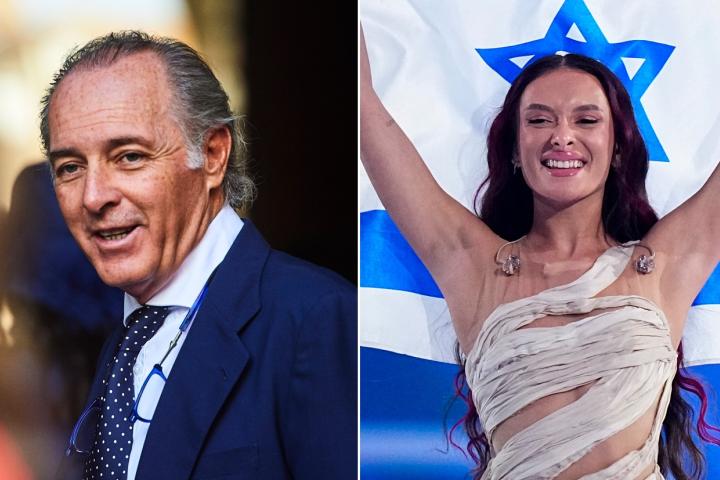 José Manuel Soto y la artista Eden Golan