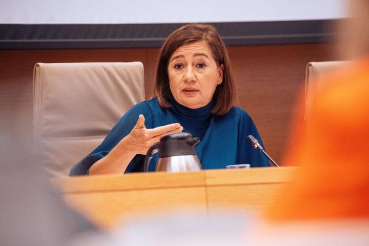 Francina Armengol, en la Comisión de Investigación del Congreso