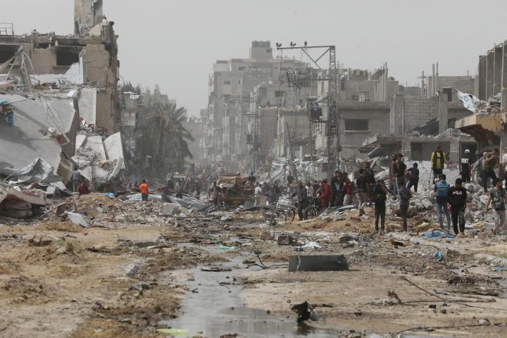 Campamento de refugiados de Nuseirat, en la Franja de Gaza