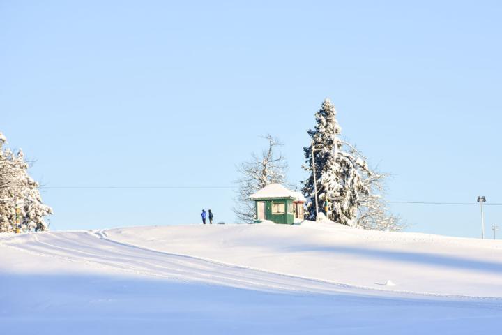 Una estación de esquí