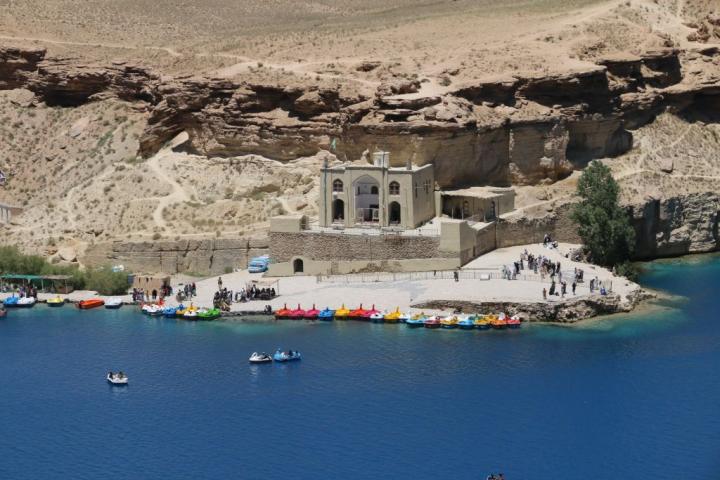 Rincón turístico en un parque en Bamiyán, en una imagen de archivo