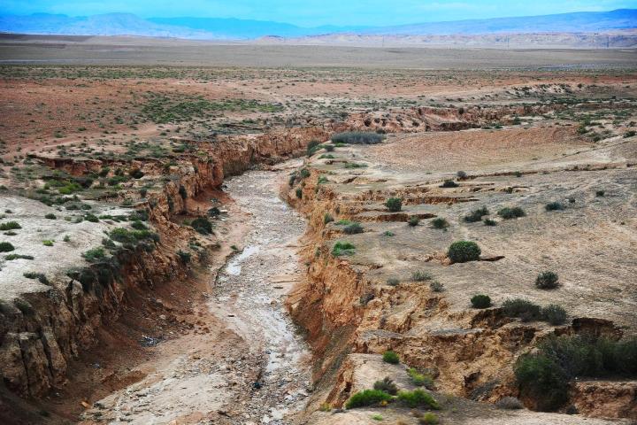 Río seco en Marruecos