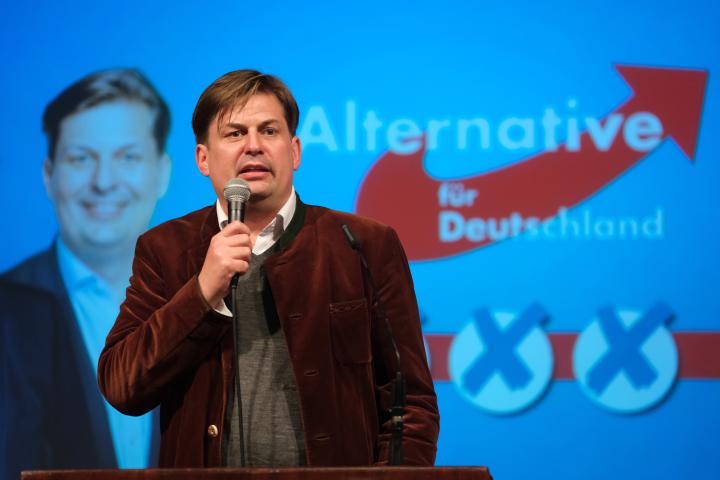 Maximilian Krah, del partido político de extrema derecha Alternativa para Alemania (AfD).