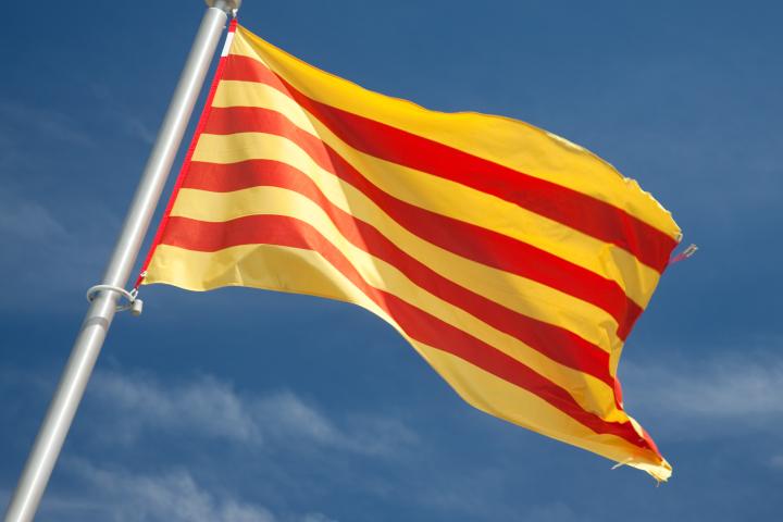 Bandera de Cataluña.